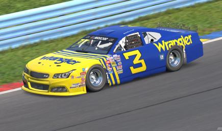 Dale Earnhardt 1981 Wrangler Stripes #3 Pro#