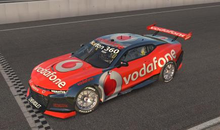 (Retro) Team Vodafone Triple Eight Race Engineering - 2011 - Driven by:- Craig Lowndes #888