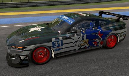 Sonic The Hedgehog - Ford Mustang GT4