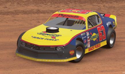 1970 Plymouth Cuda Sunoco Dirt Street Stock