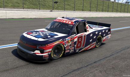 Kris Wright America 250 2026 Paint Scheme (Custom Numbers)