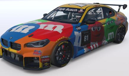 Kyle Busch M&Ms BMW M2