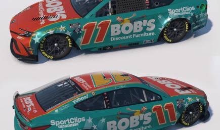 2026 Denny Hamlin Bobs Discount Patriotic Camry No Num