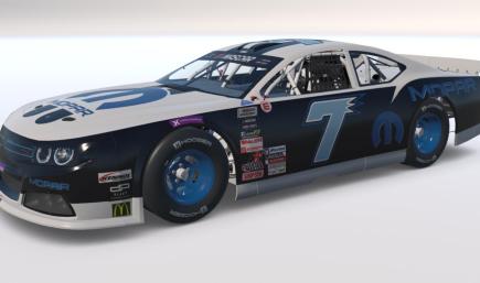 Mopar Dodge Challenger EURO NASCR V8GP (Custom Number)