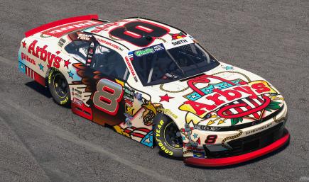 2026 Sammy Smith Arbys Cheesesteak Tattoo Chevrolet (No #s)