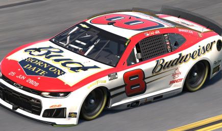 Fictional Dale Jr. #8 Budweiser Born On Date Camaro (2004 Version)