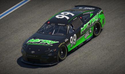 Ken Vaughan / We Try Motorsports Next Gen Camry / Sim-Stamp