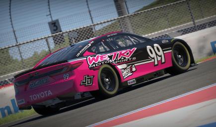 Jonathan Brady / We Try Motorsports Next Gen Camry / Sim-Stamp