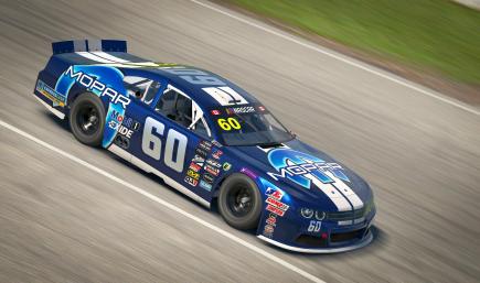 *Sim-Stamped*  Ron Beauchamp Jr. Mopar Dodge Challenger Pintys 2012