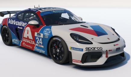 Valvoline Porsche 718 Cayman GT4 Clubsport MR *UPDATED*