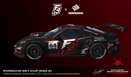 FEPS MARQUES #9 - Streamer - Porsche 911 Cup - FT Le Mans 2026 Prize Winner