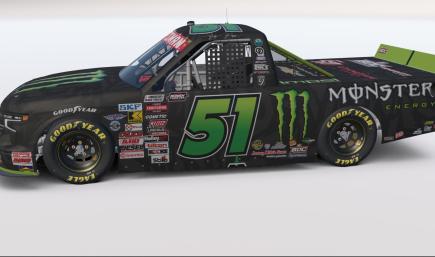 2026 #51 Jordyn Propst Monster Energy Silverado W/ Spec Map