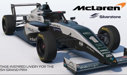 McLaren Racing Google Gemini Heritage Inspired Livery for the British Grand Prix 2026