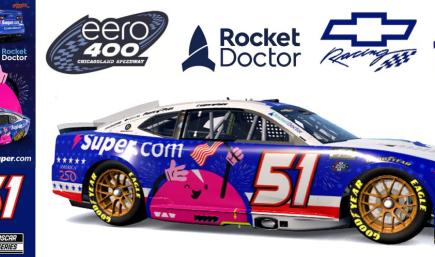 2026 RWR # 51 Cody Ware / Super.com/Rocket Doctor Chevrolet Camaro ZL1 at Chicagoland. 