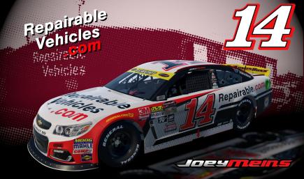 Joey Meins 2026 Repairable Vehicles.com ARCA Chevrolet SS