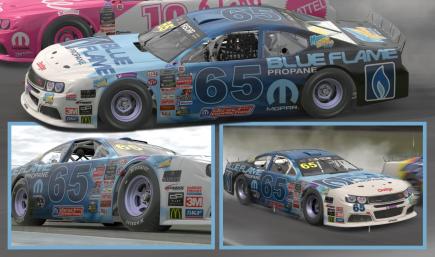 Euro Nascar Blue Flame