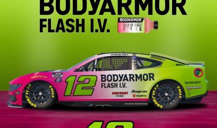 2026 Ryan Blaney Body Armor Flash IV Ford Mustang No Num