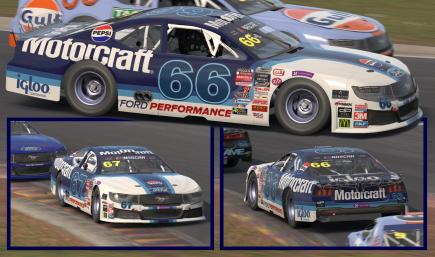 Euro Nascar Motorcraft Blue