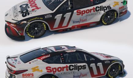 2026 Denny Hamlin Sport Clips Dream Flights Toyota Camry