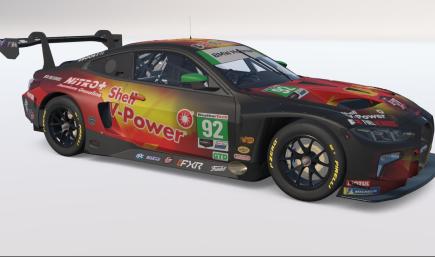 2026 Factory Sim Racing Shell V-Power/Fuel Rewards BMW GT3 W/ Spec Map