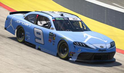 2026 Jordan Carolina Blue Toyota Supra OReilly Fictional