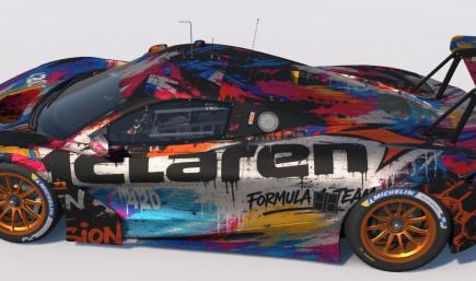 Graffiti Art Team F1 McLaren 720s EVO GT3 