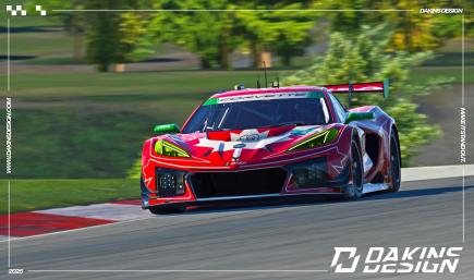 OFFICIAL 2026 13 Autosport (AWA) x Orlando Corp. Corvette Z06 GT3.R IMSA GTD