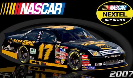 #17 Matt Kenseth 2007 Dewalt Nano v2 Ford Fusion COT