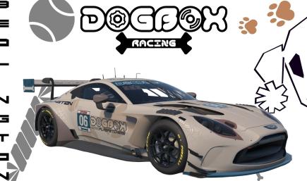 Dogbox Racing Bedlington Terrier Vantage GT3
