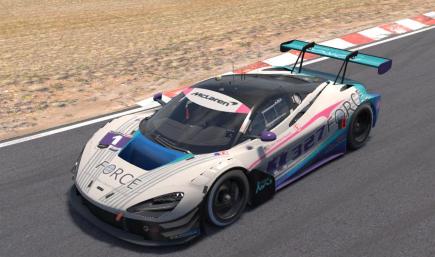 Force Facing Hereditary Cancer McLaren 720s EVO GT3