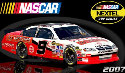 #9 Kasey Kahne 2007 Lifetime Powertrain Warranty Dodge Avenger COT