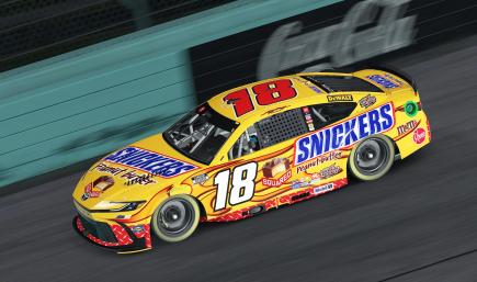 Kyle Busch 2026 Snickers Peanut Butter Squared Cup Camry (Custom Numbers)