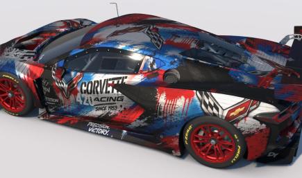 Graffiti Chevrolet Corvette Z06 GT3r