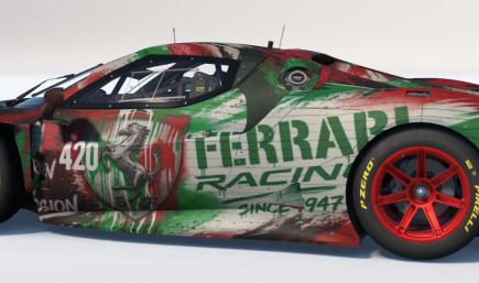 Graffiti Ferrari 296 GT3 