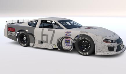 Used and Abused Late Model - WITH duct tape numbers