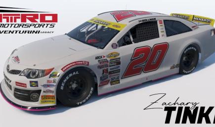 2026 Jake Bollman #20 Nitro Motorsports / unsponsored V3