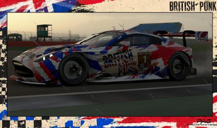 AM Vantage GT3 EVO British Punk