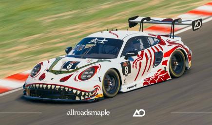 Official 2026 AO Racing Bushi Rex #8 Launch Car for the Suzuki 1000