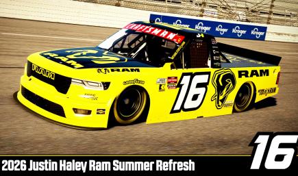 Justin Haley 2026 Kaulig Ram Summer Refresh Truck #16