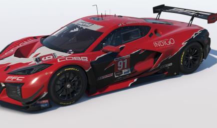 Corvette Z06 GT3.R - custom paint for Chris Hamilton