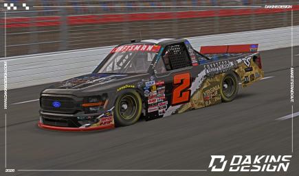 OFFICIAL #2 Foxxtecca x Team Reaume Dystany Spurlock NASCAR Craftsman Truck Series Ford F-150