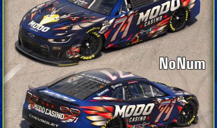 Michael McDowell Modo Casino 2026 Charlotte 600 NoNum