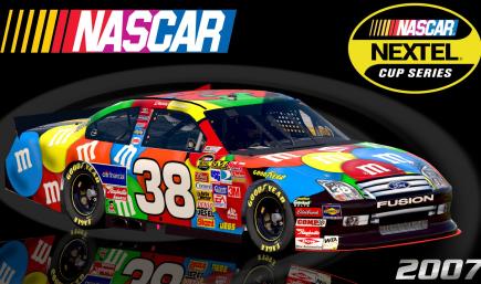 #38 David Gilliland 2007 M&Ms v2 Ford Fusion COT