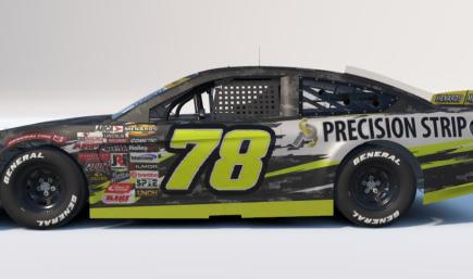 Adam Benefiel ARCA Mustang Precision Strip #78