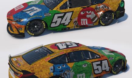 2026 Ty Gibbs Kyle Busch M&M Tribute Toyota Camry No Num