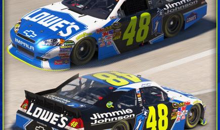 Jimmie Johnson 2009 JJF AutoClub COT #48
