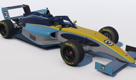 Stingray from the 1960s TV Series Livery for the FIA F4