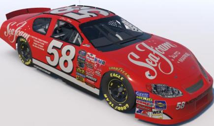 2004 #58 Chris Horn- Sea Foam Auto Sales Chevrolet