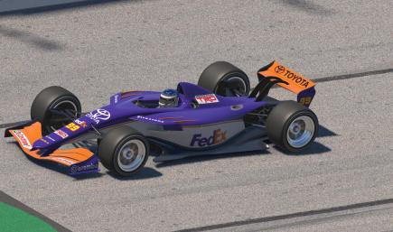 Dallara IR01 FedEx iRacing#