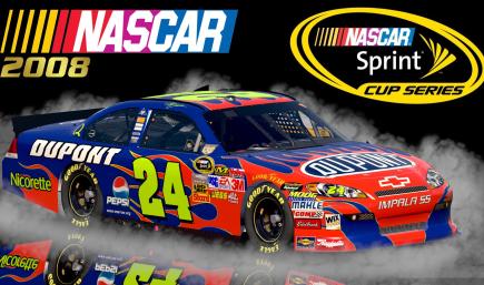 #24 Jeff Gordon 2008 Dupont Chevrolet Impala SS COT Sim Stamped Number